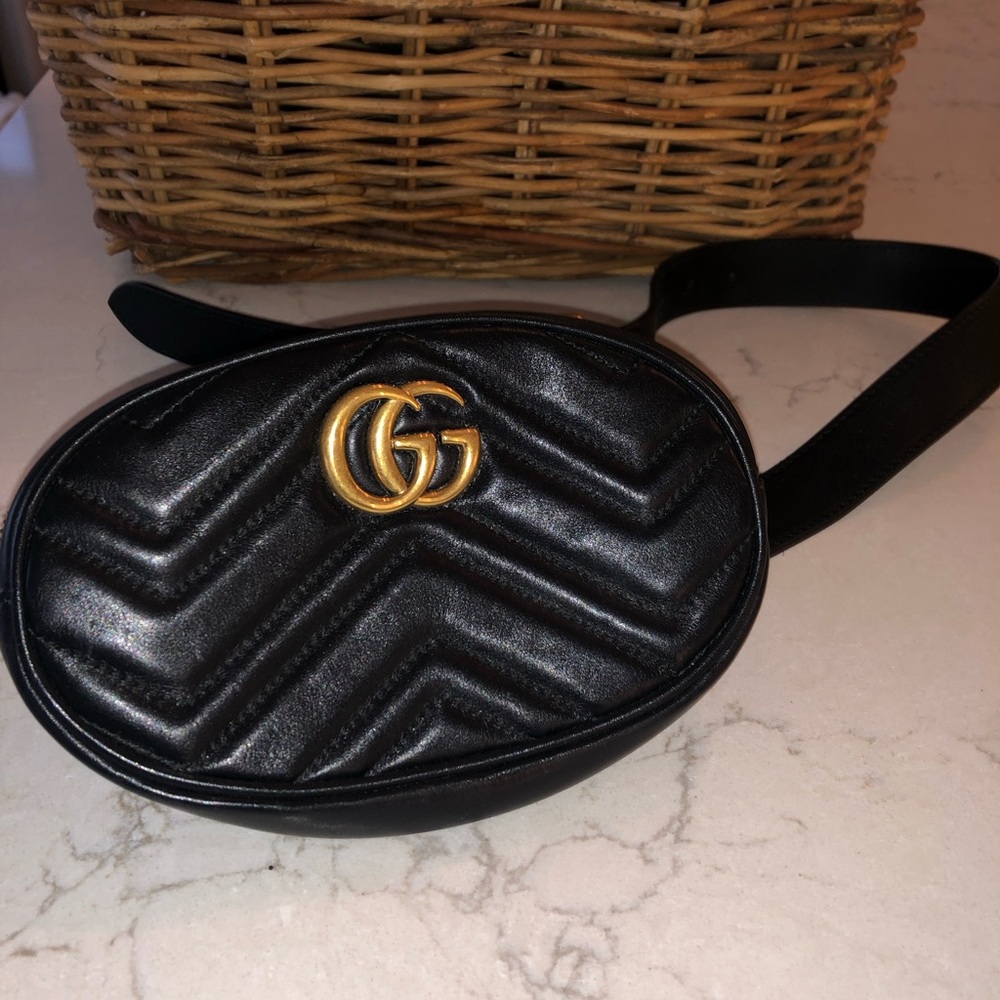 Gucci Marmont Fanny Pack Waist Purse Bag